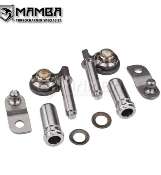 MAMBA Pair Turbocharger Wastegate Rattle Flapper Kit fit 19~ Porsche Cayenne 2.9L 9YO