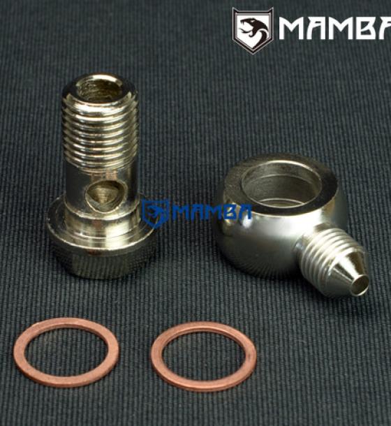 Banjo Bolt Kit 4AN to M14x1.5 Turbocharger Water coolant Garrett GT25R GT28R GT30R GT35