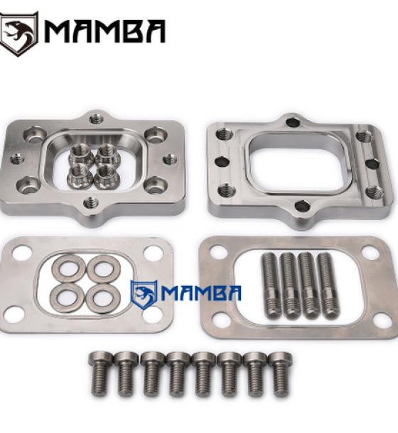 CNC SUS304 Dual Exhaust Manifold Flange Adapter T25 to T3 Turbocharger Turbocharger