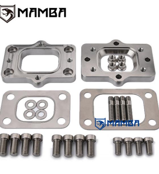 CNC SUS304 Dual Exhaust Manifold Flange Adapter T3 to T25 Turbocharger Turbocharger
