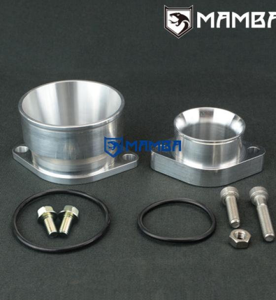 For Tiida Juke 3" Turbo Compressor Inlet + 2" Outlet Flange