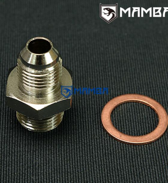 Adapter Fitting Kit 6AN to M16x1.5 for Nissan RB20DET Garrett T3 Turbocharger coolant