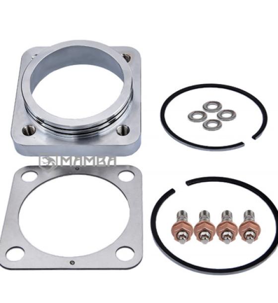 75x75 Turbo Turbine Dump Down Pipe Flange Adaptor For Greddy