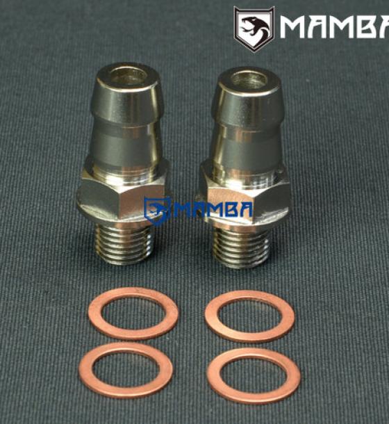 MAMBA M14x1.5 to 5/8" barb Turbo coolant adapter fitting