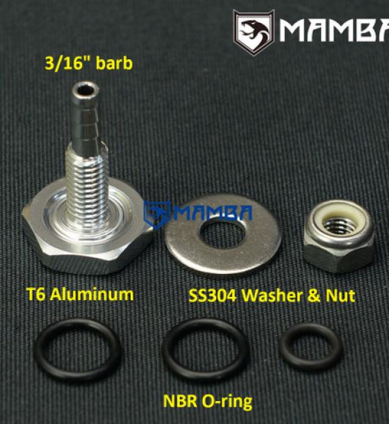 1/4" Turbo Boost Pressure Quick Tap Fitting Kit on Hose
