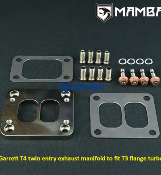 Turbo flange adapter Garrett T4 divided to T3 divided CNC