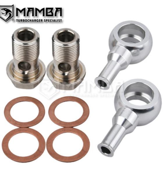 MAMBA T6 Banjo bolt kit M18x1.5 to 3/8” Barb