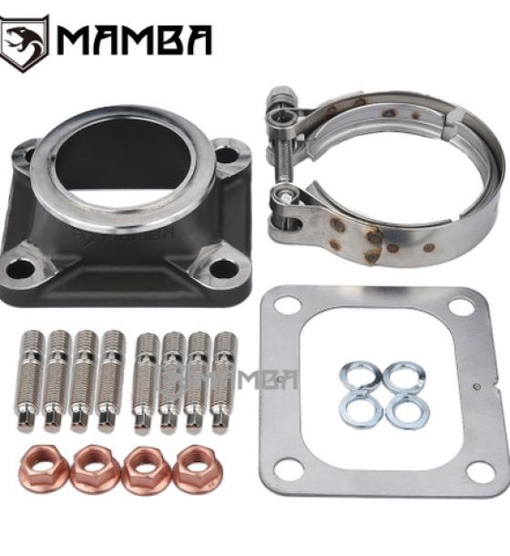 SUS304 Cast Turbocharger Manifold Flange Adapter T4 to V-Band Garrett GT28R GT30R GT35R