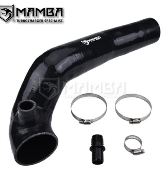 MAMBA LHD 3" Anti Surge Turbocharger Intake Silicon Hose MQB EA888 GOLF R GTI MK7 IS38