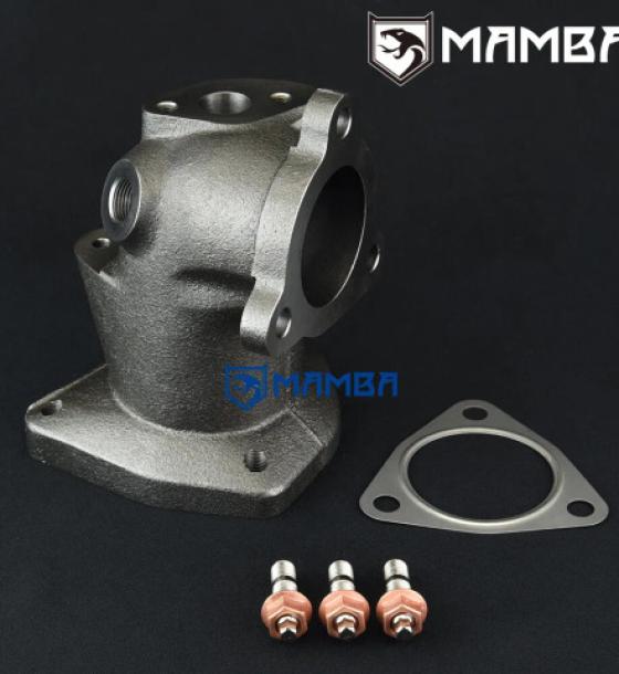 MAMBA Turbocharger dump pipe kit Mitsubishi TD05H TD06 3 bolt For Greddy 3S-GTE RB25DET