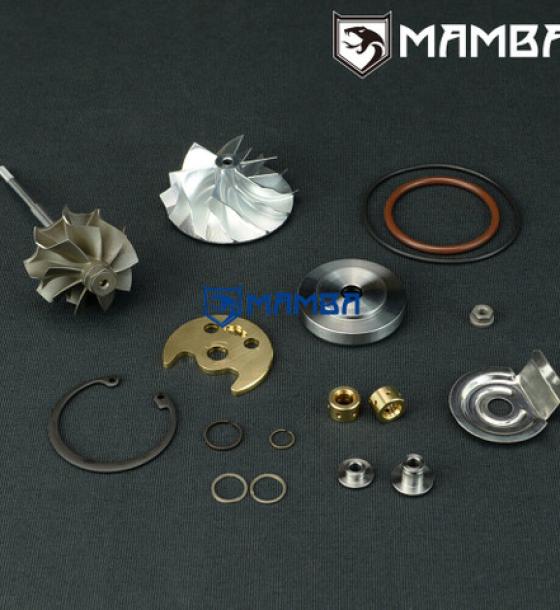 MAMBA Mitsubishi 9-6 TD025L-10T Turbocharger Upgrade Rebuild Kit + CW + TW
