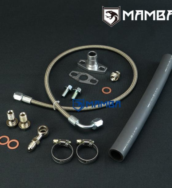 MAMBA For NISSAN SR20DET S13 S14 S15 Turbocharger Oil and Return Kit GARRETT T25 T28