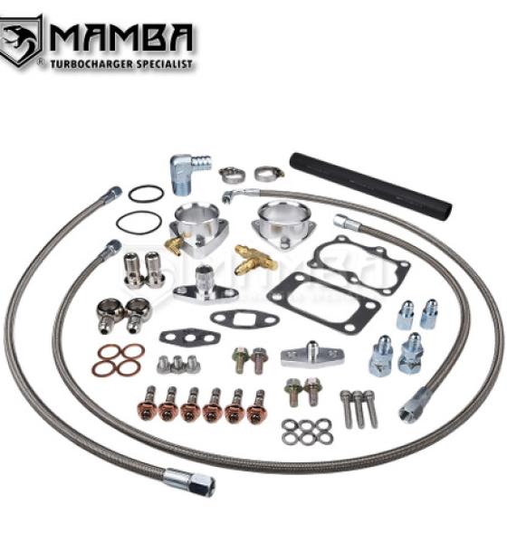 MAMBA Full Turbocharger install kit for Nissan TD42 GQ Patrol Hitachi HT18