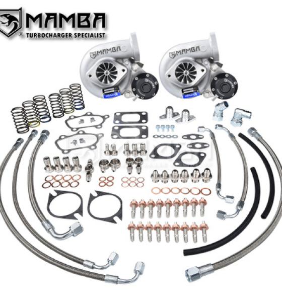 MAMBA GTX Turbocharger Fits Nissan GT-R RB26DETT TD05H-18G Twin Turbocharger 9 Blade TW