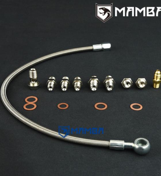 SUBARU IMPREZA STI EJ20 EJ25 Garrett 滾珠軸承渦輪入油管