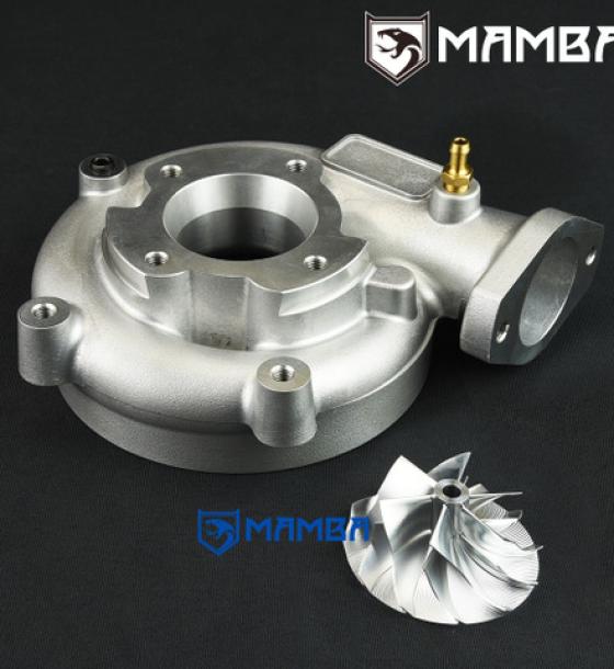 TOYOTA CT26 to 1HD-FTE Turbo Housing+Billet Wheel (49.7/67.4