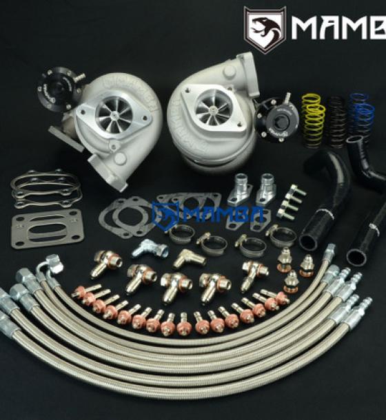 Bolt-On Ball Bearing Twin Turbocharger / Nissan 300ZX Z32