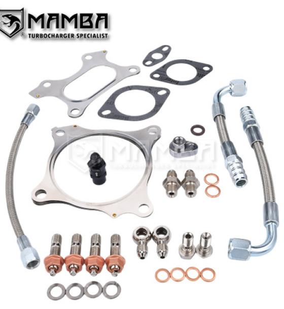 滾瑖渦輪油水管組 FOR Honda Civic Type-R K20C FK2 FK8 TD04HLXB