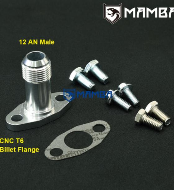 12AN Aluminum Oil Return Flange Kit Garrett T3 T31 T3/T4 T3/T4E