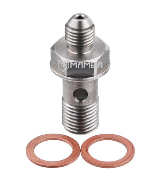 SUS304 4AN Turbocharger Vanos Oil Feed Fitting For BMW Turbochargercharged Supercharged M3 TW