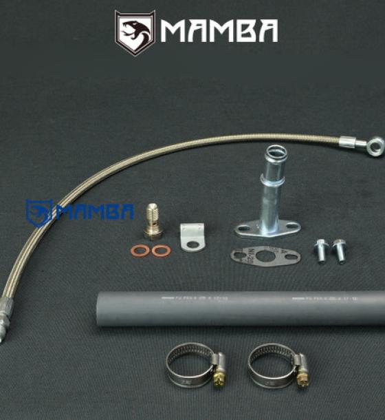 Mitsubishi 4D56T 2.5L diesel Turbo oil feed & return line
