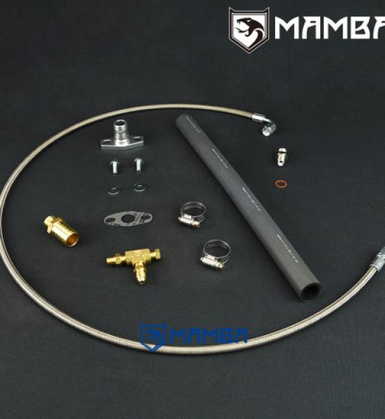 TD05H Oil-Cooled Turbocharger Oil Feed & Return Drain Line / TOYOTA 2H HJ47 HJ60 HJ75