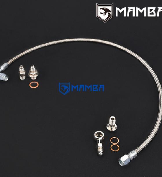 Turbocharger Oil Feed line For Nissan SR20DET S13 S14 S15 w/ Borgwarner S200 S300 S400