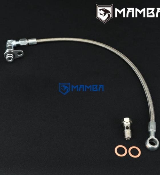Turbocharger Oil Feed Line / 15~ Ford Focus RS 2.3T Garrett 821402-0005/6/7/10 TW