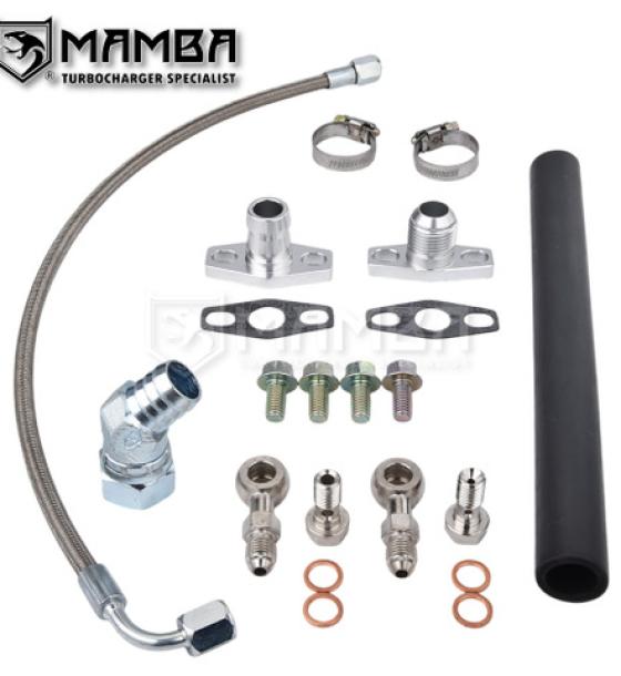 Turbo Oil Feed & Return Line For TOYOTA 4EFTE 1.3L w / AISIN