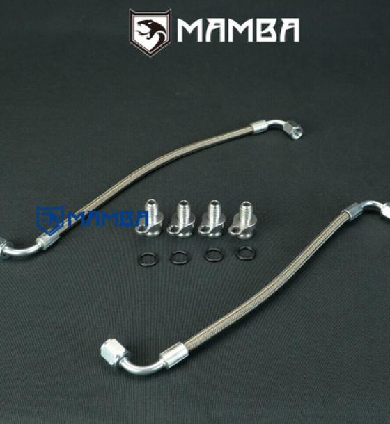 Turbocharger oil feed line BMW M3 M4 S55 S55B30 F80 F82 F83 TF035HL4W-11HE1Tf