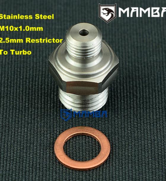 Turbo Oil Feed Line Fitting Din 24 M14x1.- M10x1.0 VW AUDI