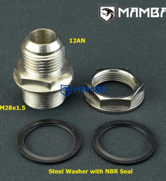 DIY Oil Pan Sump Turbo Oil Return Adapter Fitting Bung  12AN