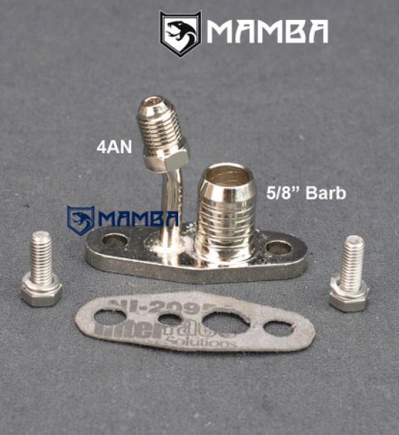 MAMBA Garrett GT0632SZ Turbo Oil Feed & Return Flange Kit