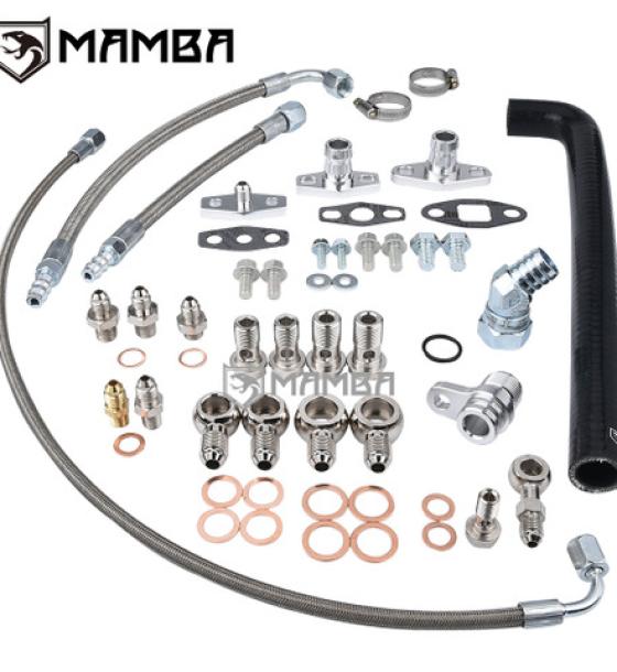 渦輪油水管 FOR Mitsubishi Lancer EVO X urbo Oil & Water Line kit