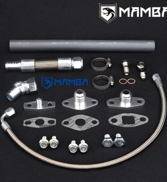TOYOTA 1JZ-GTE 2JZ-GTE Turbocharger Oil Feed & Return Line TRUST GREDDY T67-25G TE06H