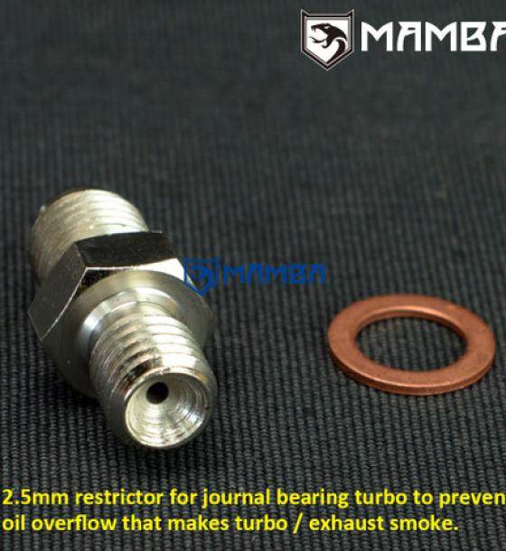 M10x1.5 to 4AN Turbo Oil Feed FOR  Subaru TD04L TD05H RHF55