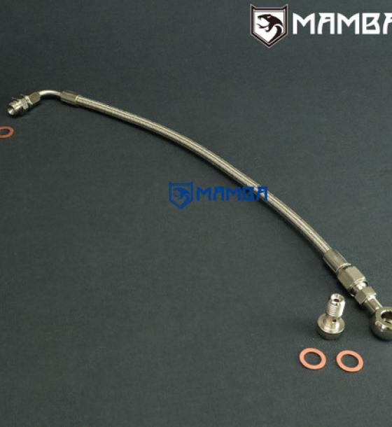 Turbocharger Oil Feed Line Kit For Nissan RD28 Patrol with Garrett GT25R GT28R