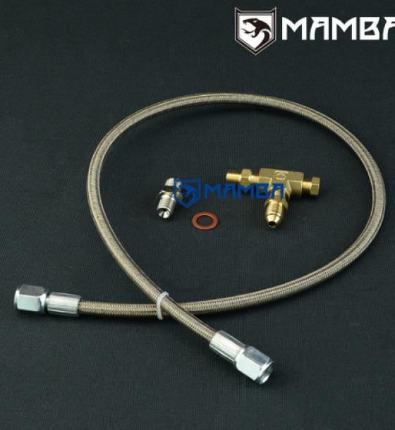 Turbo oil feed line for 03~ MAZDA RX-8 13B LA-SE3P TD06-18G