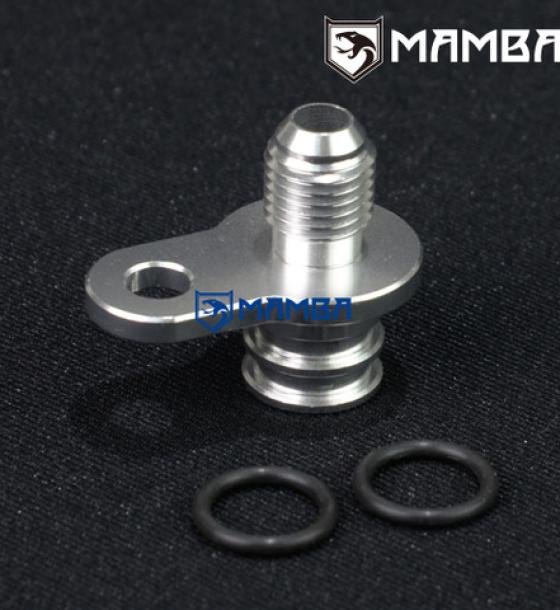 4AN Turbocharger Oil Feed Supply Line Adapter Fitting For BMW N55 335i (Engine Side)
