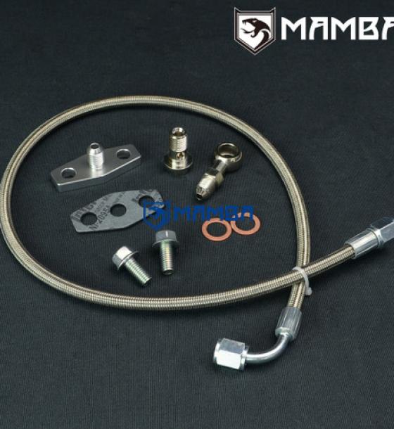 Turbocharger Oil Feed Line TOYOTA 1JZ-GTE 2JZ-GTE w/ Garrett T3 T4 T04B T04E T04R