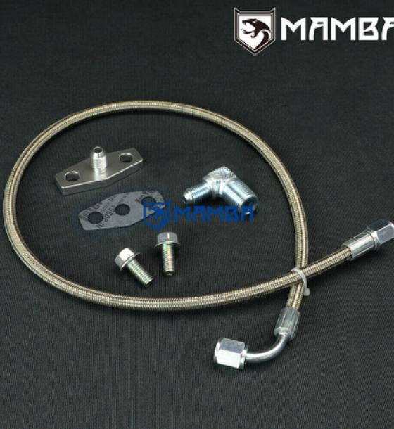 Turbo Oil Feed Line DSM VR-4 EVO w/ Garrett T3 T4 2.5mm hole