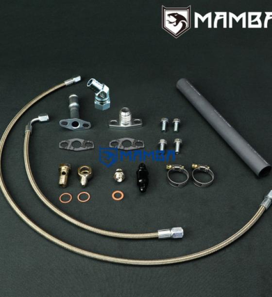 Turbocharger Oil Feed & Return line Kit Ford Falcon BA BF XR6 Garrett GT3576R GT3582R