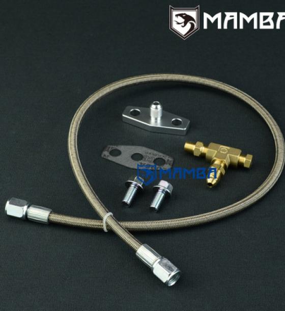 03~ MAZDA RX-8 13B LA-SE3P w/ Garrett T3 T4 T04B T04E Turbocharger oil feed line