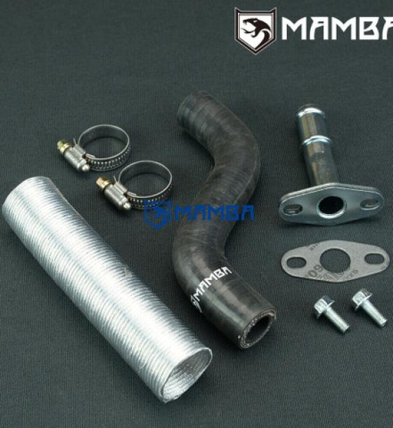FKM Turbocharger Oil Return Drain Pipe 07~ VOLVO S40 V50 1.6L DV6A DV6B TD025S2-06T4