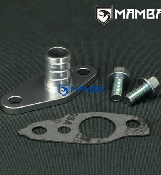For TOYOTA 12HT 3/4" turbo oil return flange kit (Block side