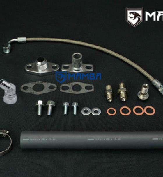 Turbocharger Oil Feed & Return Line Kit For TOYOTA Supra 7M-GTE MA70 w/Greddy TD06H-25G