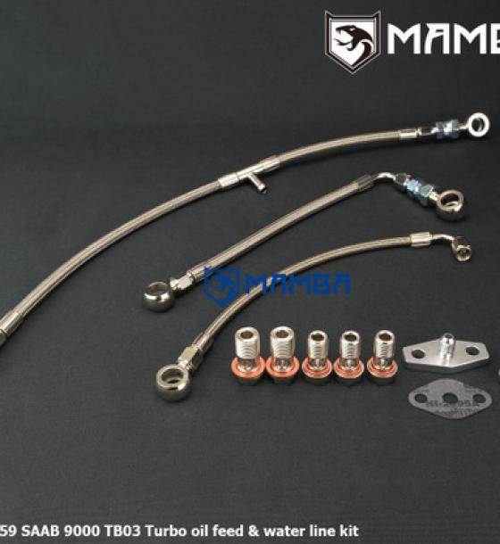 SAAB 9000 16V Garrett TB03 TB0343 TB0356 Turbocharger Oil & Water Line / No More Leak