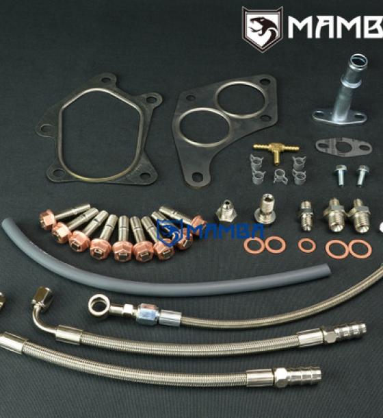 Turbocharger Install Line Gasket Kit For Subaru WRX STI Type C w/ MAMBA TD05H TD06SL2