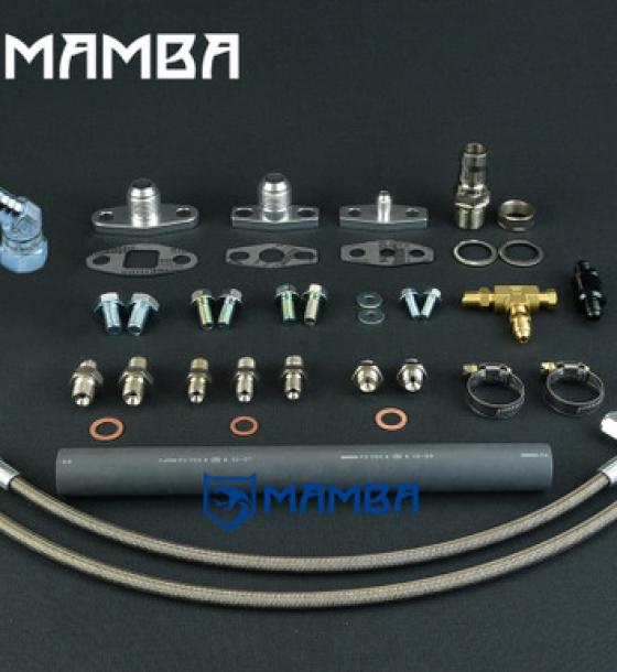 Turbo Oil Feed & Return Line For HONDA B16 B18 D15 D16