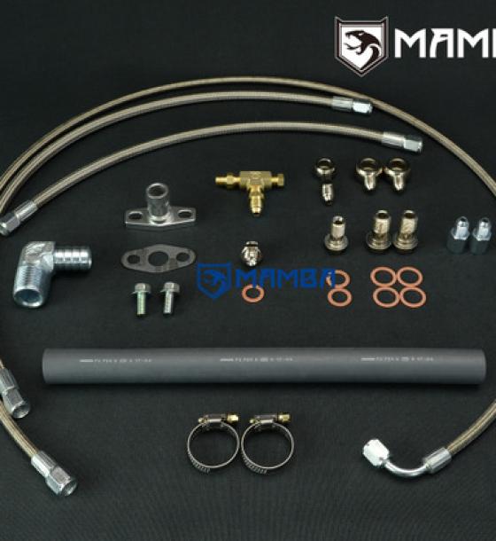 渦輪油水管 For Nissan TD42 Patrol GT28R turbo oil & Water line